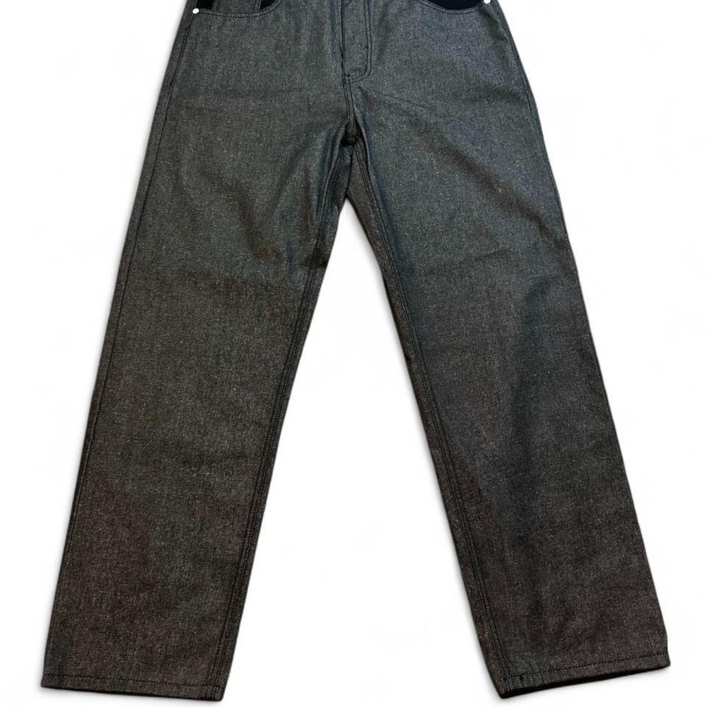 Game Time Jeans Hip Hop Baggy Streetwear Denim Size 36x31 Velvet pocket - Picture 2 of 8